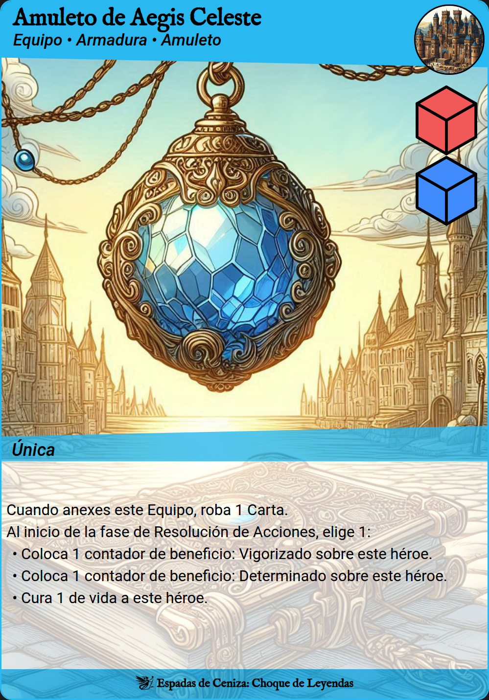 Amuleto de Aegis Celeste