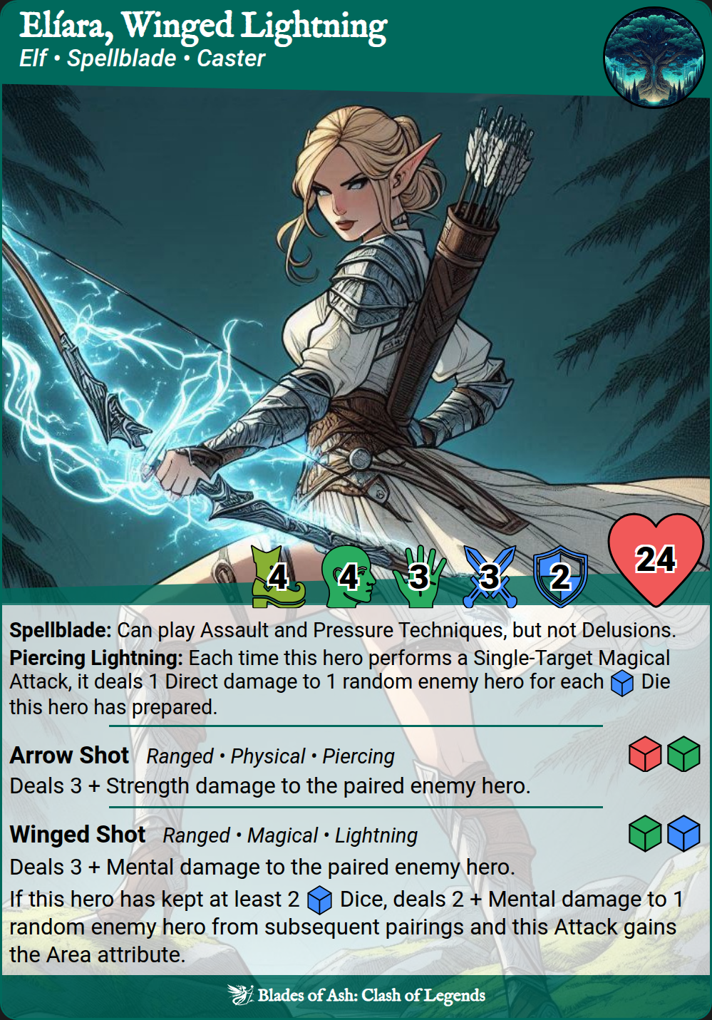 Elíara, Winged Lightning