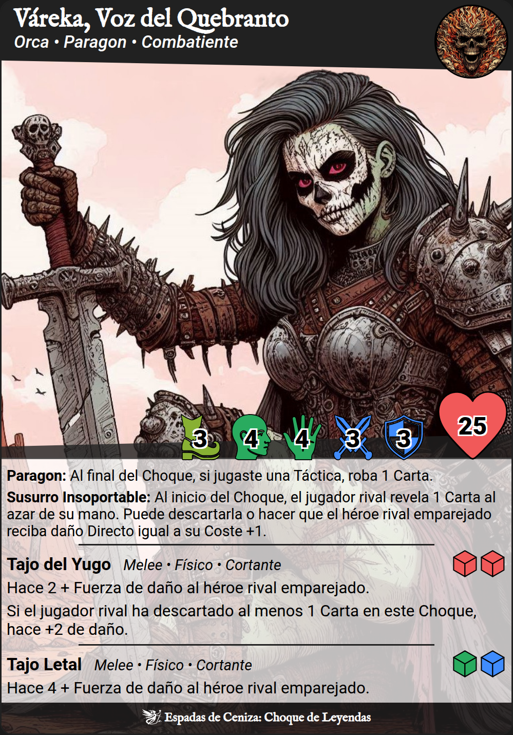 Váreka, Voz del Quebranto